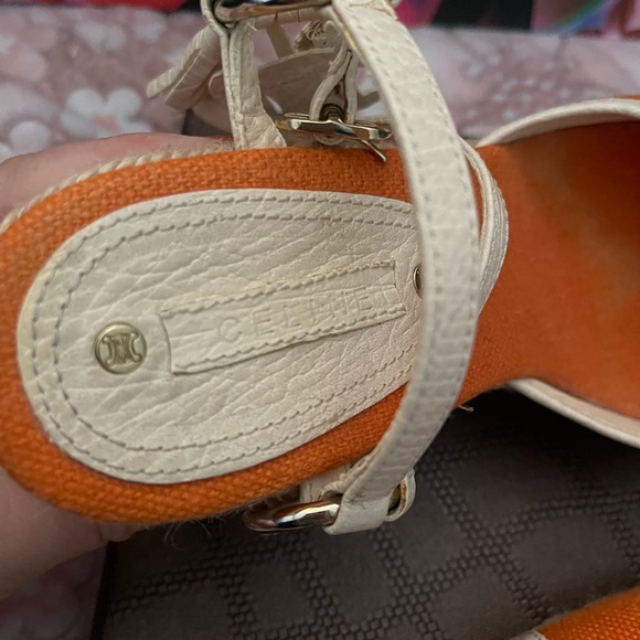 Rare Celine vintage wedges run way never worn - Picture 9 of 10
